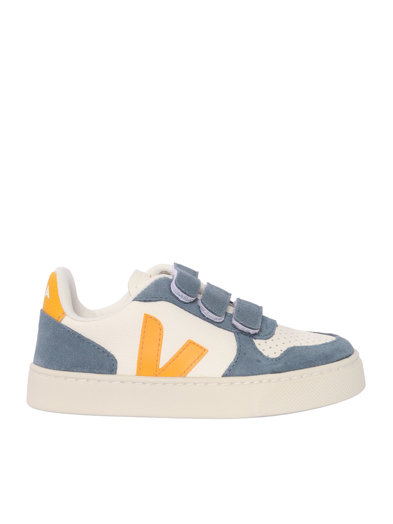 SMALL V-10 LEAT PURE_OURO_CALIFORNIA SNEAKERS Light Blue Kid