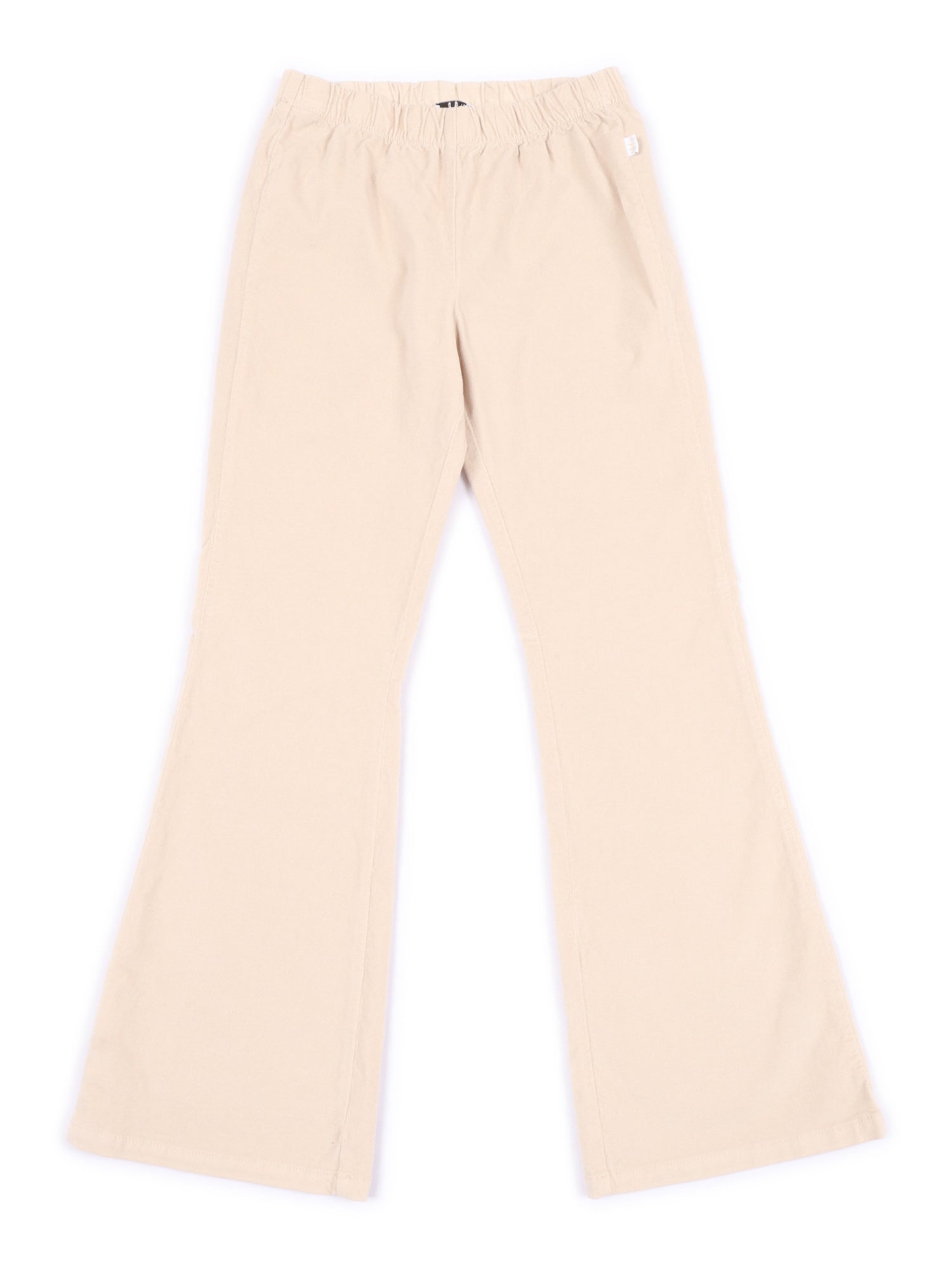 Pants Beige Cotton Elastane