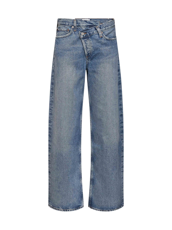 Jeans Arc Criss Cross Light Blue Regenerated Cotton