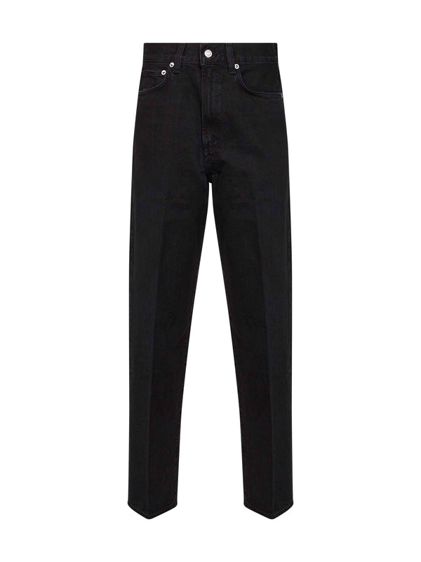 Denim Jeans Black Cotton Regenerative