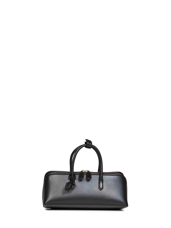Handbag Delta Black Calf Leather Handbags