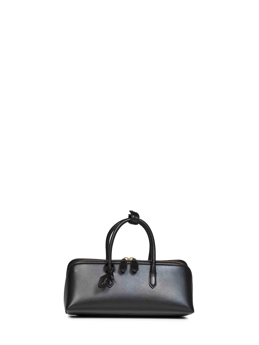 Handbag Delta Black Calf Leather Handbags