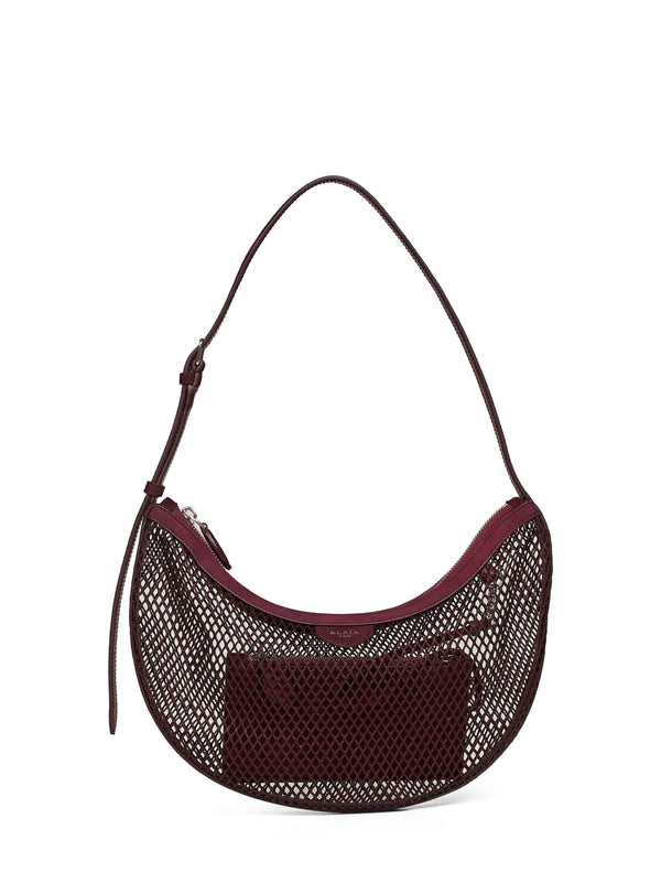 Shoulder Bag Demi Lune Burgundy Lambskin