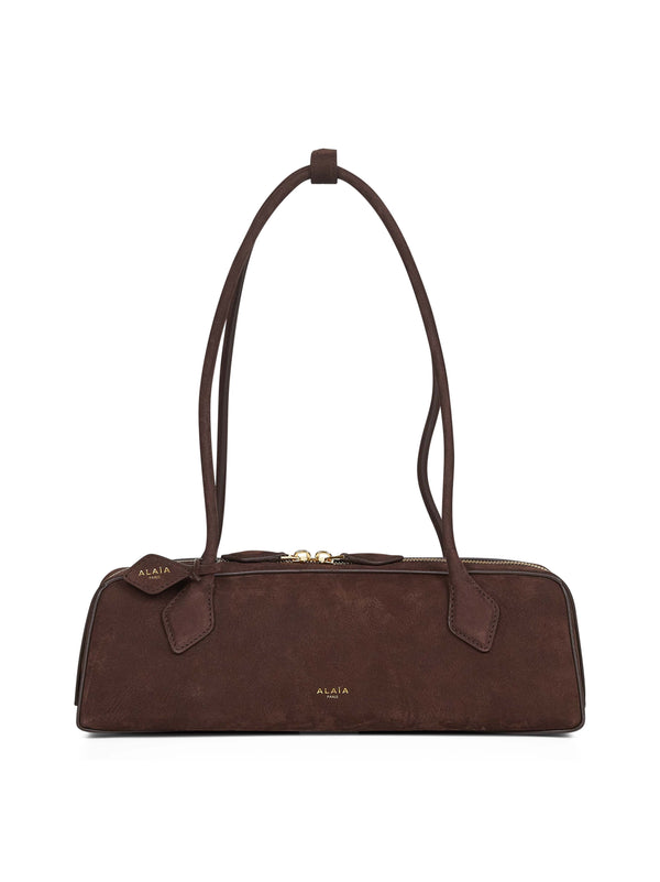 Shoulder Bag Le Teckel Brown Calf Leather