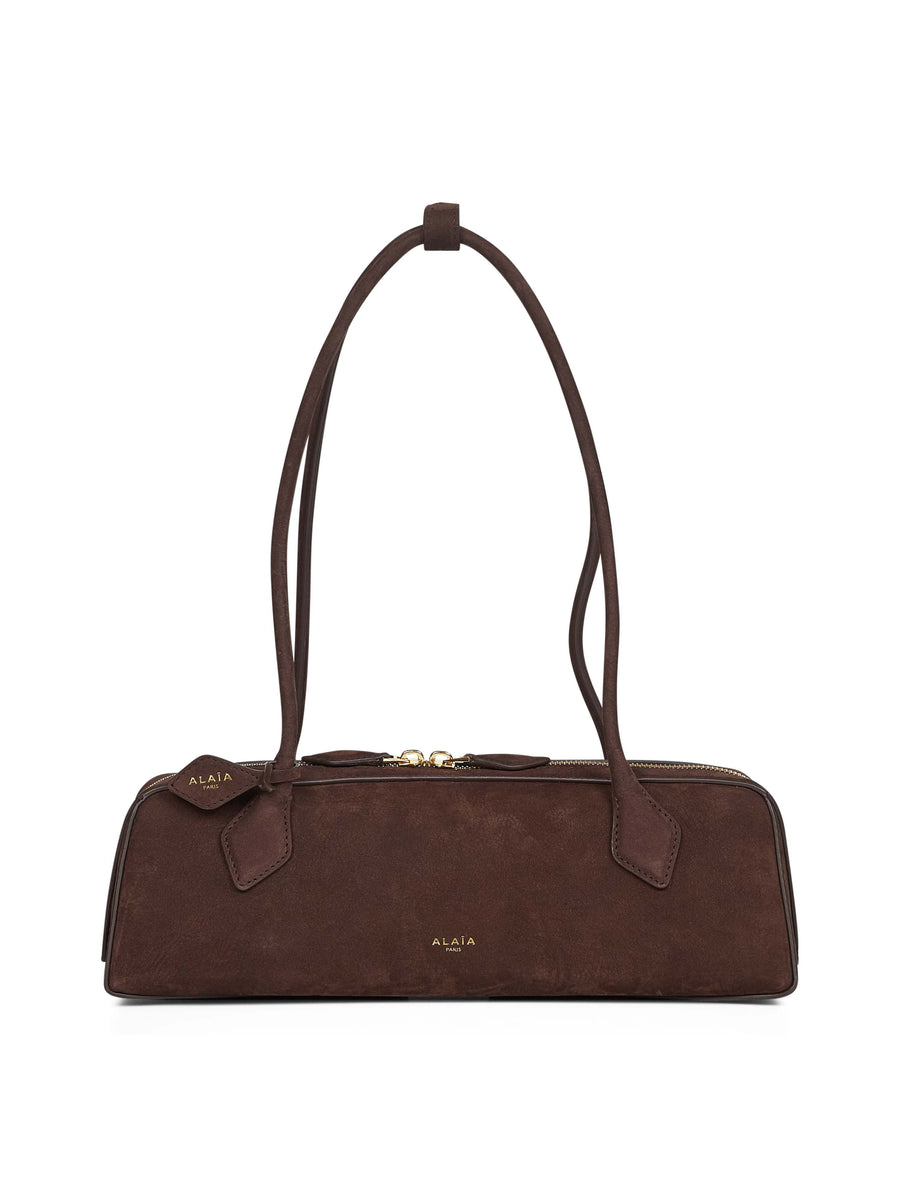 Shoulder Bag Le Teckel Brown Calf Leather