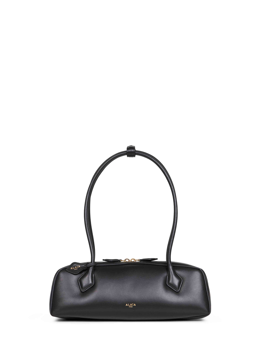 Shoulder Bag Le Teckel Medium Black Lambskin