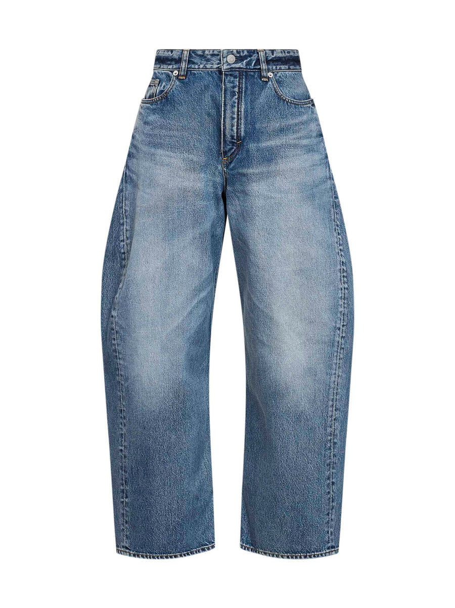 Jeans Rodeo Faded Blue Denim Cotton