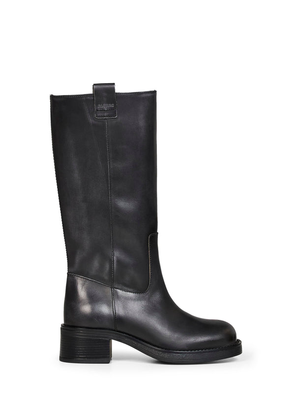 Boots Sajan Black Leather