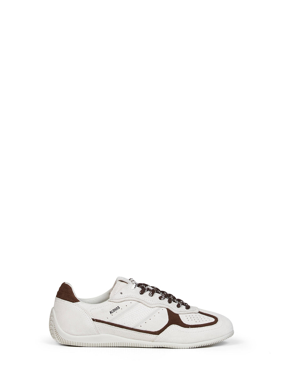 Sneakers Tb.91 Cream Suede White Sustainable Leather Trainers