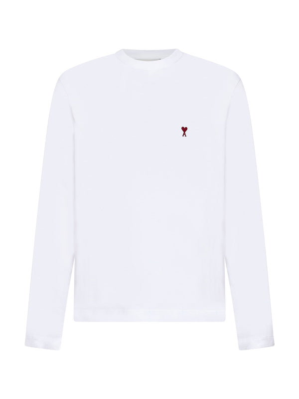 Long-Sleeve T-Shirt Ami De Cœur White Cotton T-shirts