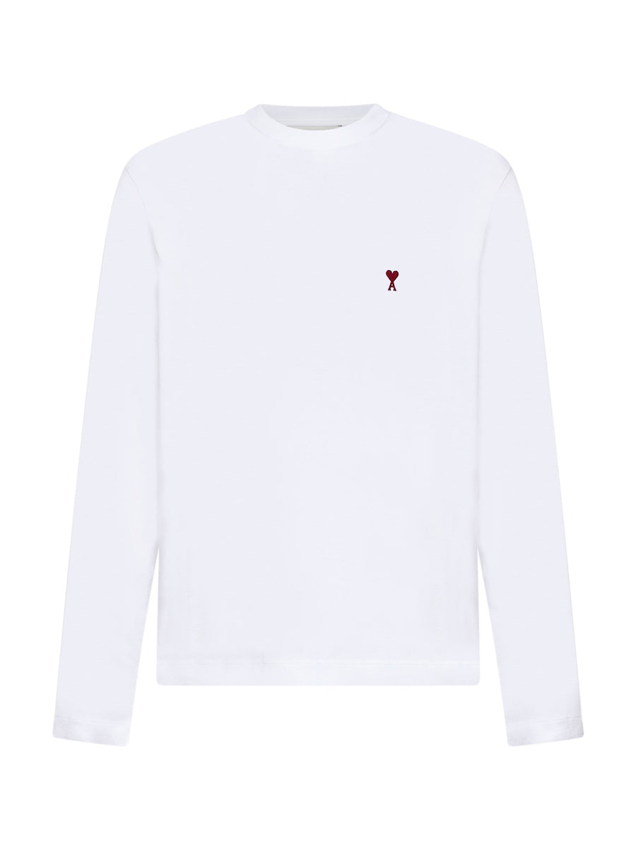 Long-Sleeve T-Shirt Ami De Cœur White Cotton T-shirts