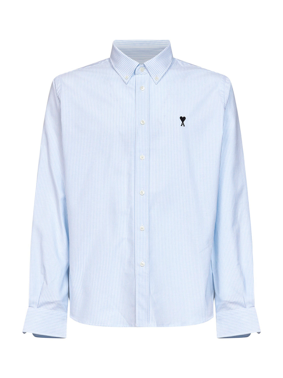 Shirt Ami De Coeur Sky Blue-White Light Blue Cotton