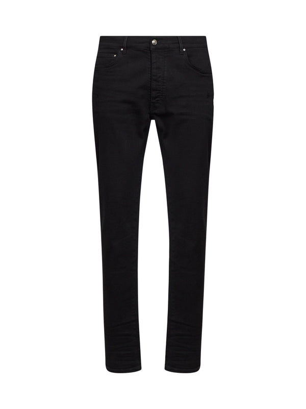 Jeans Stack Skinny-Fit Black Cotton