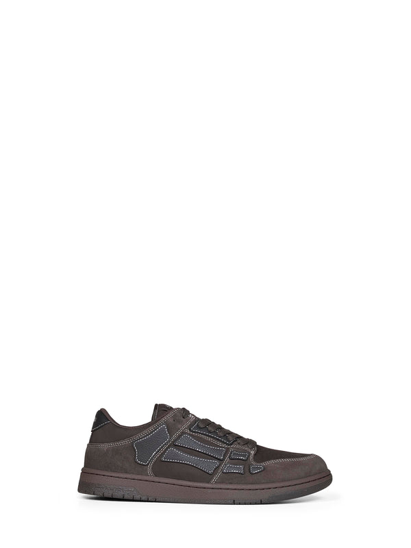 Sneakers Skel Top Low Brown Suede Leather Trainers