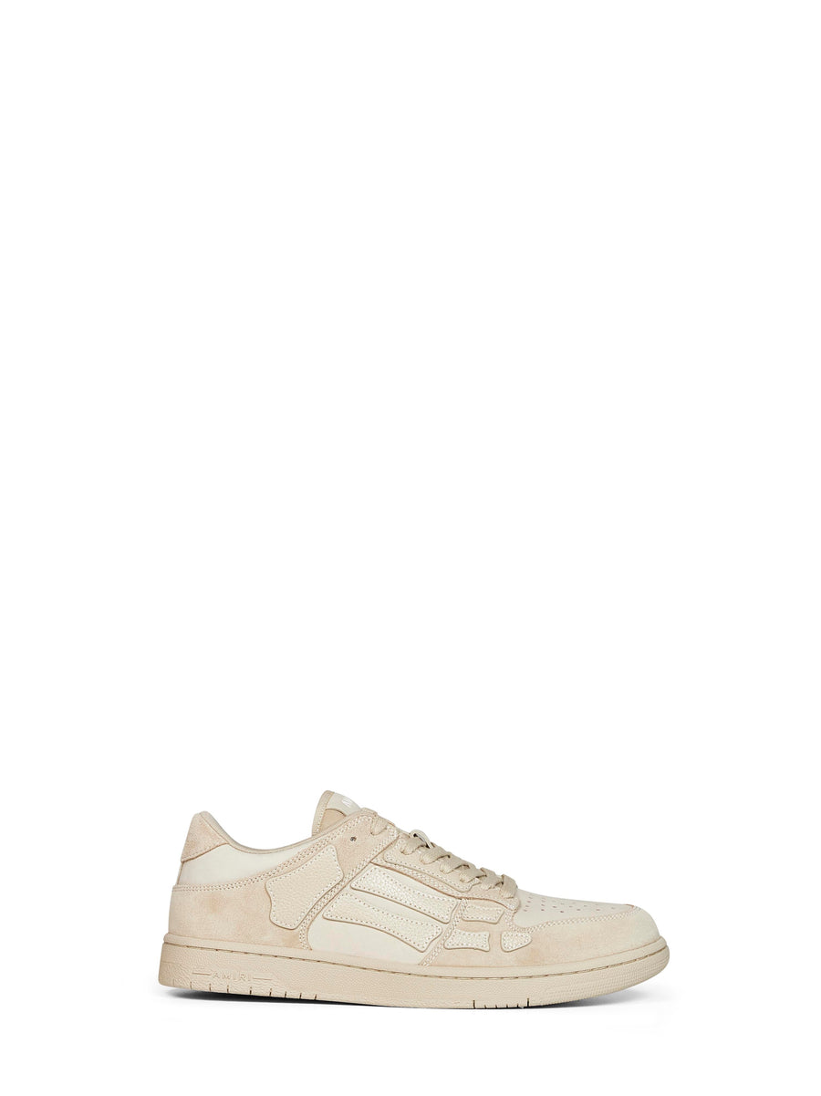 Sneakers Skel Top Low Suede Beige Leather Trainers