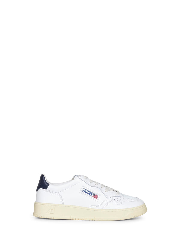 Leather Sneakers Medalist White Calf Trainers