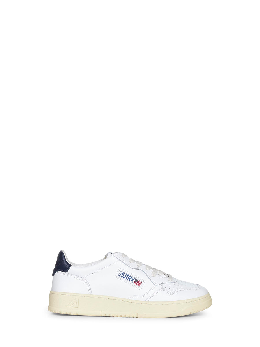 Leather Sneakers Medalist White Calf Trainers