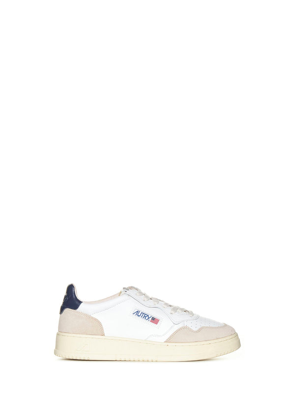 Sneakers Medalist White Leather Suede Calf Trainers