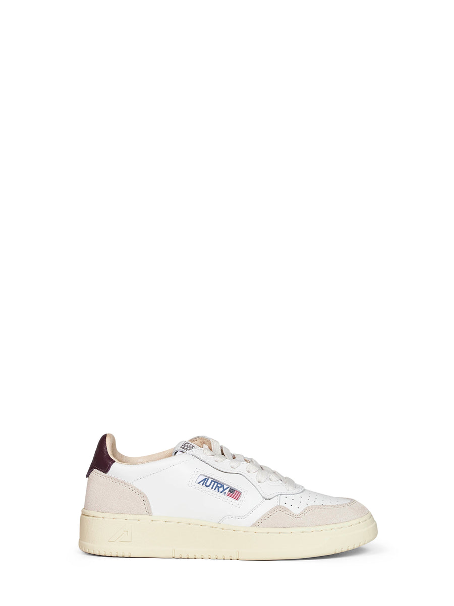 Sneakers Medalist Low White-Beige Leather Calf Trainers