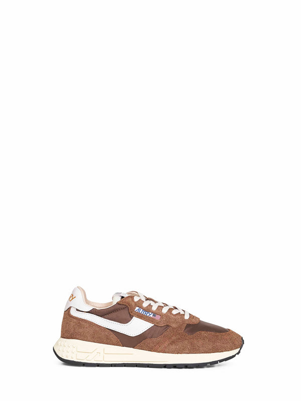 Sneakers Reelwind Low Brown Nylon Suede Trainers