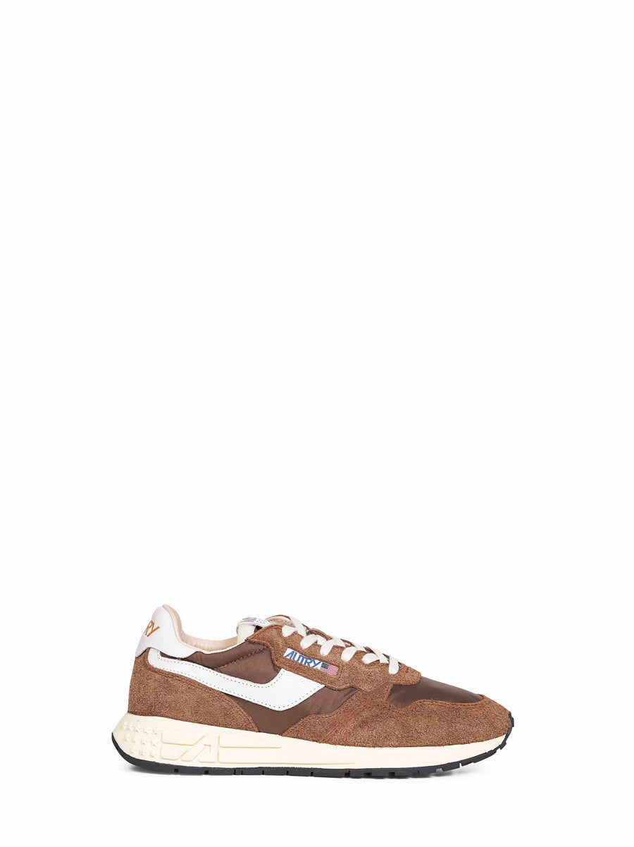 Sneakers Reelwind Low Brown Nylon Suede Trainers