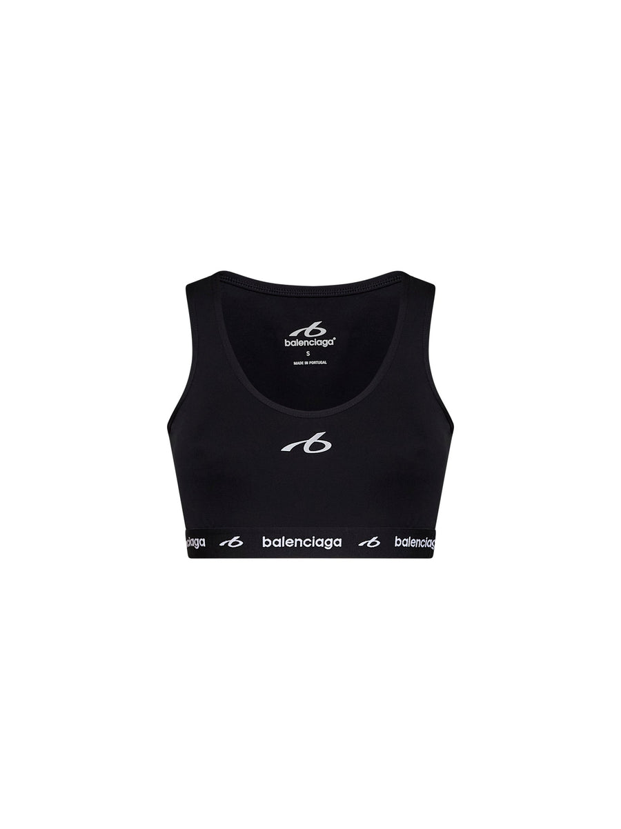 Tank Top Techwear Black Cotton