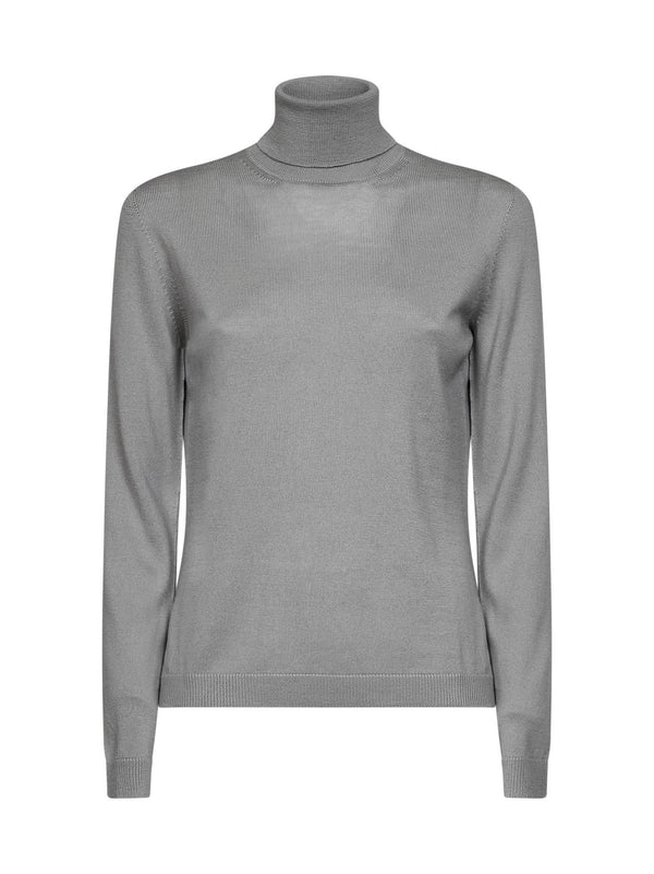 Turtleneck Sweater, Virgin Wool, Green