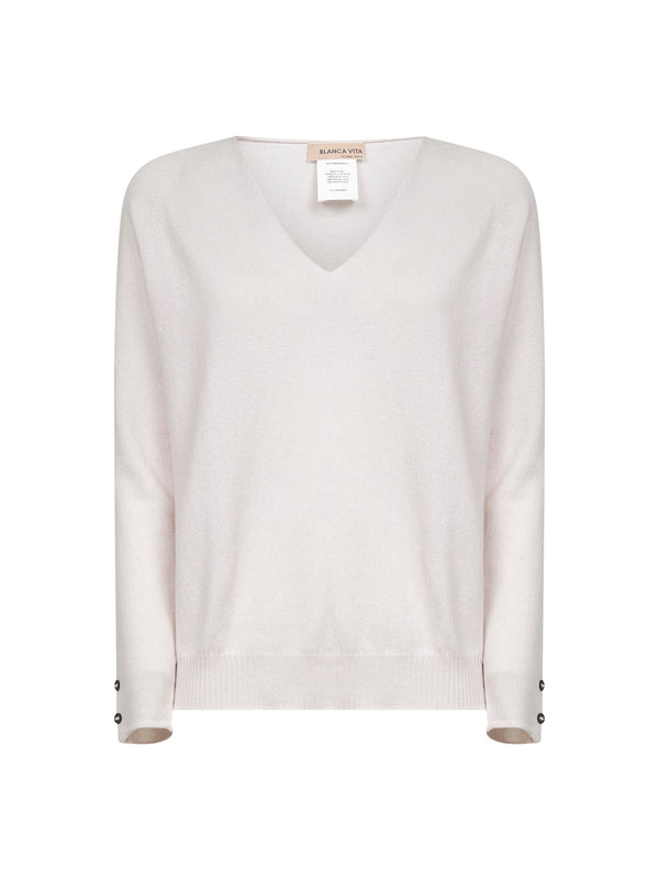 Knit Sweater Grey Virgin Wool