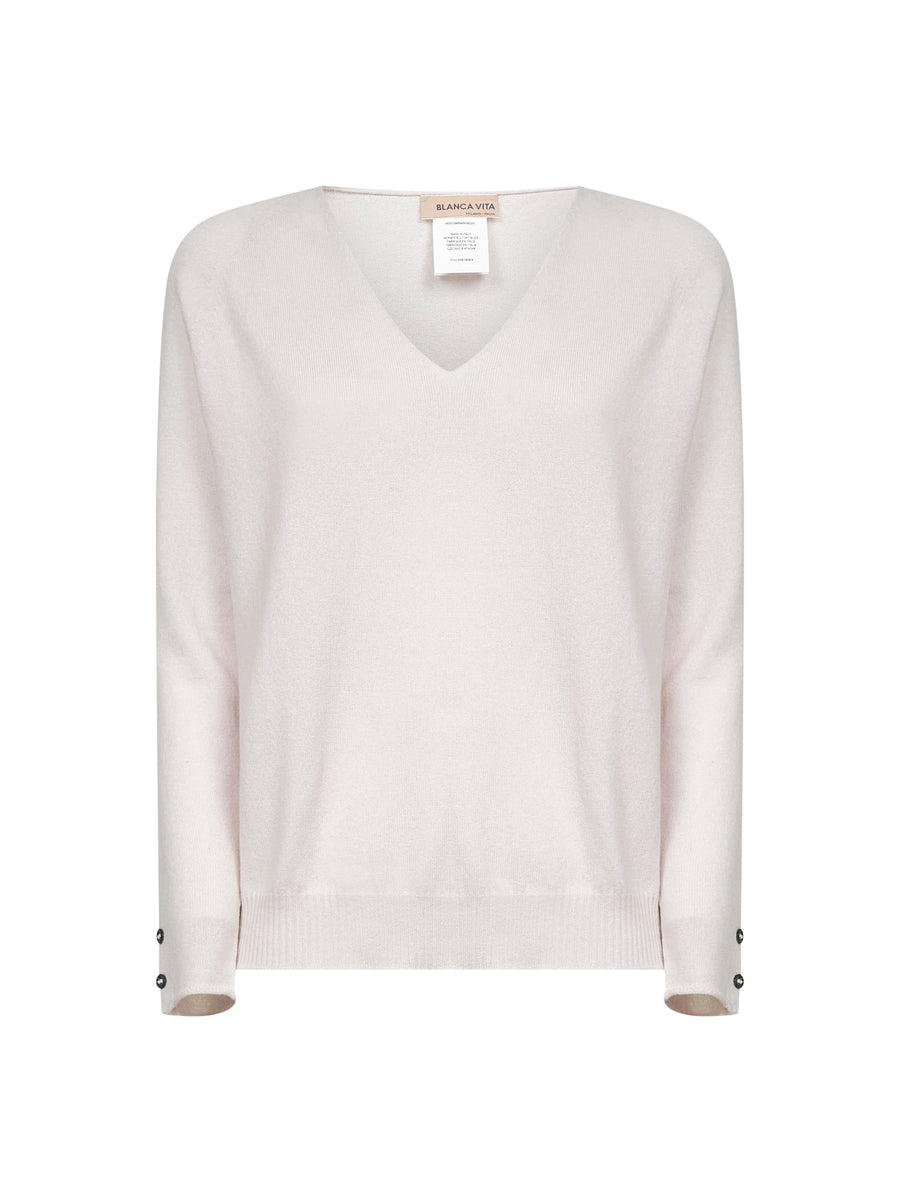 Knit Sweater Grey Virgin Wool