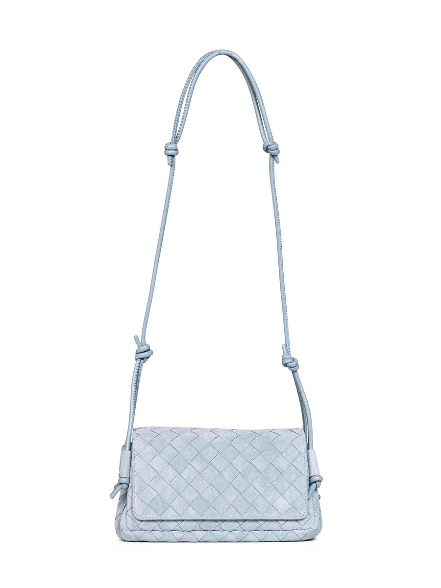 Crossbody Bag Mineral Notturno Light Blue Calfskin