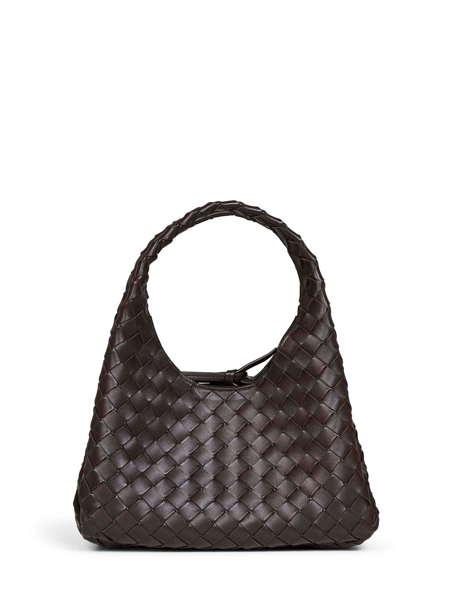 Shoulder Bag Campana Brown Lambskin Handbags