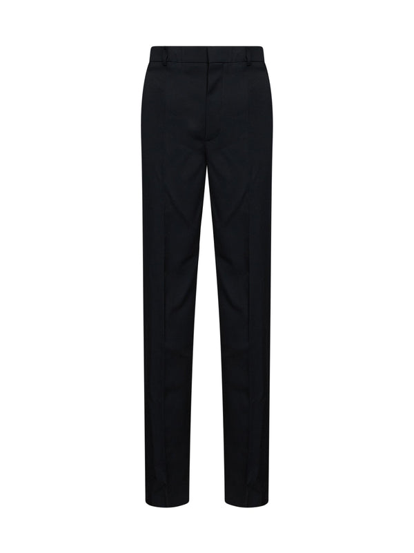 Trousers Grain De Poudre Wool Black