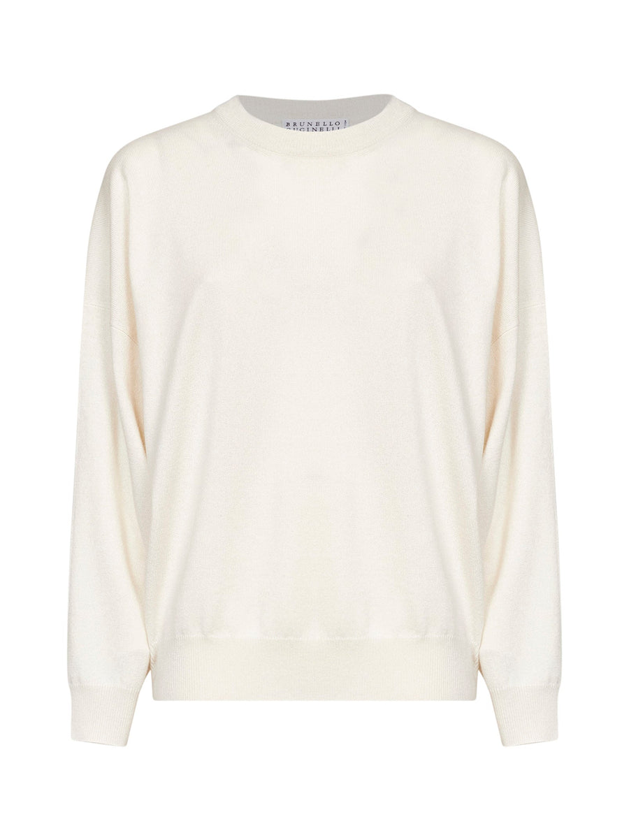 Crewneck Cashmere Sweater Beige