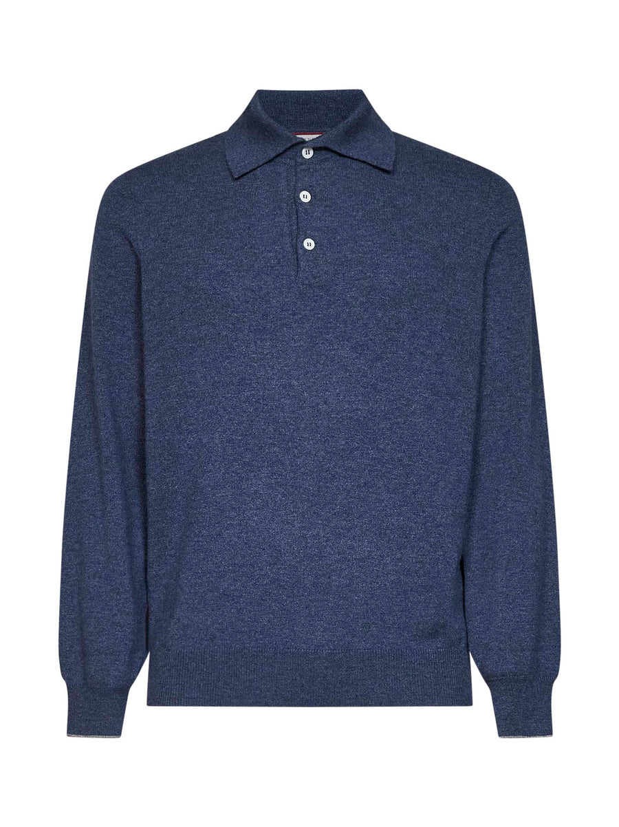 Polo Shirt Denim Cashmere Blue