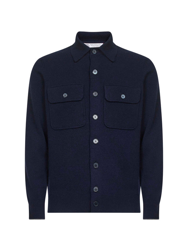 Cardigan Cashmere Blue Cardigans
