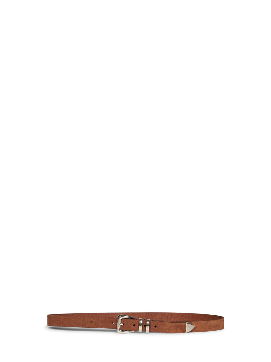 Belt Reversed Calfskin Leather Brown Calf