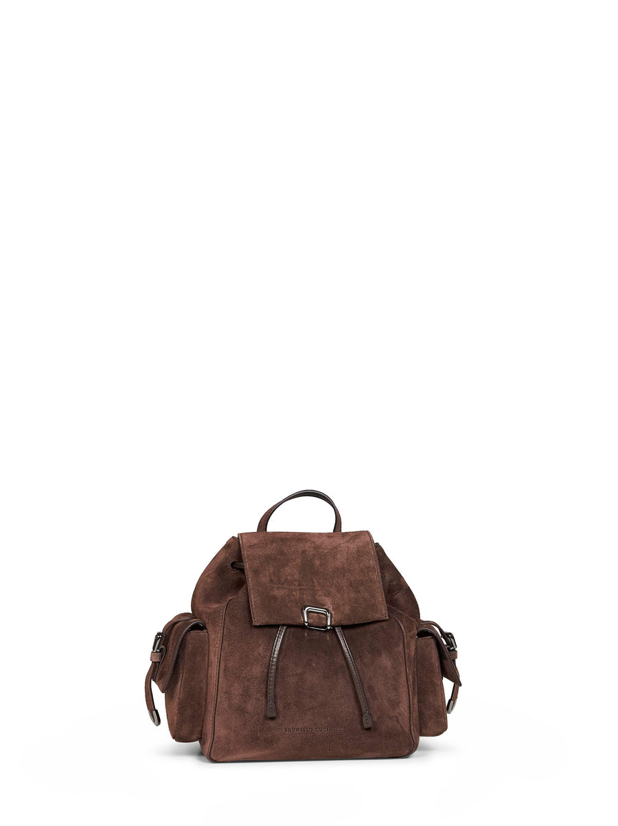 Backpack Sartorial Espresso Brown Calf Leather Backpacks