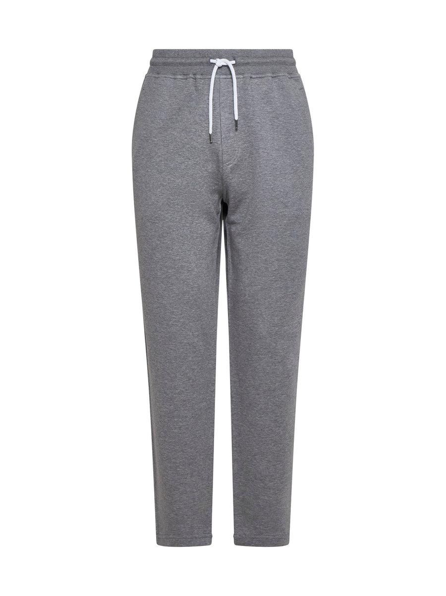 Fleece Jogging Trousers Grey Cotton