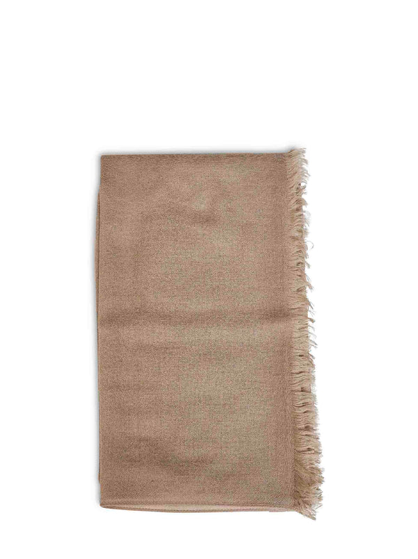 Scarf Cashmere Silk Brown