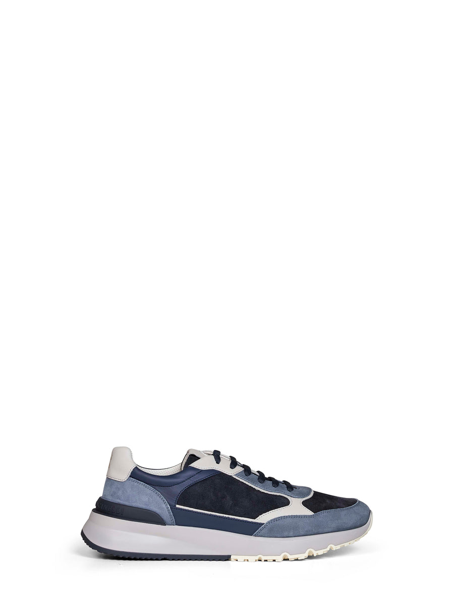 Sneakers Multicolour Suede & Leather Calf Trainers