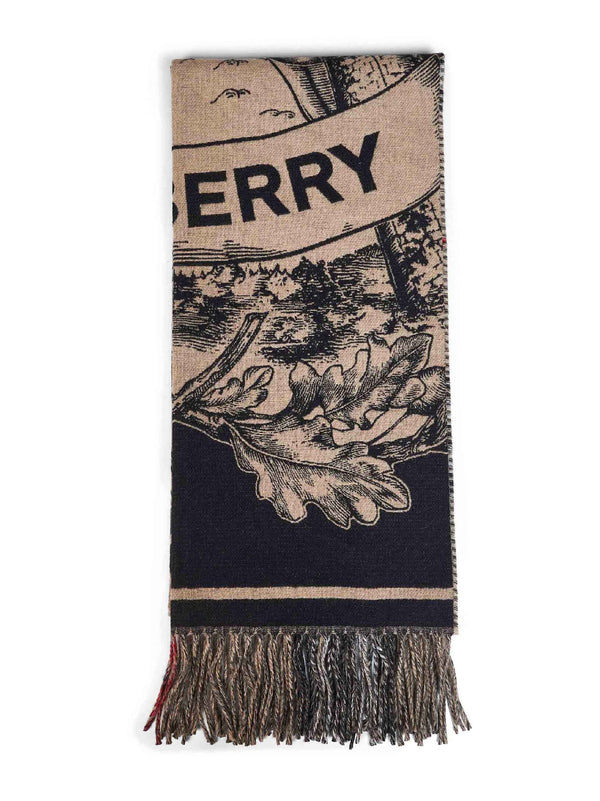 Cashmere Scarf Gallant Knight Archive Beige