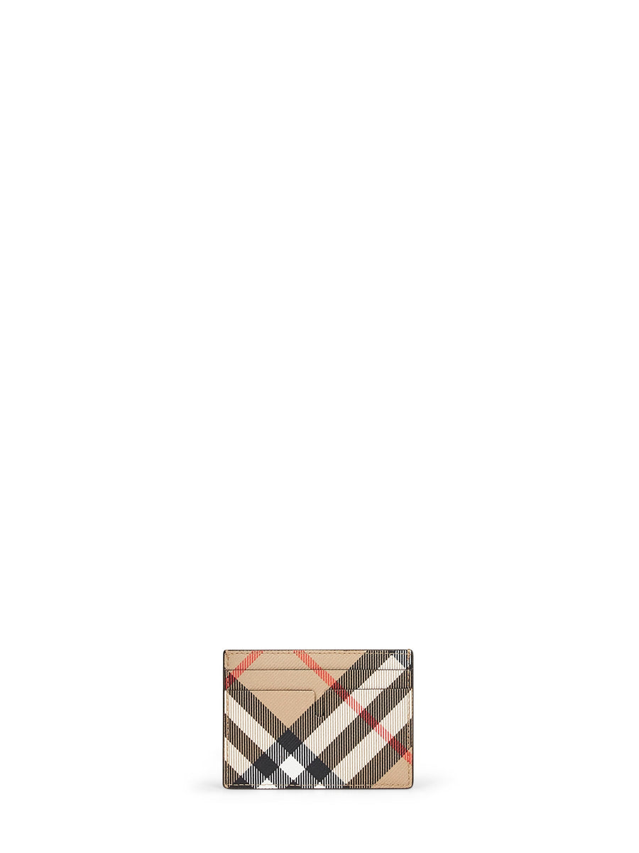 Credit Card Holder Sand Beige Polyurethane Wallets & Cardholders