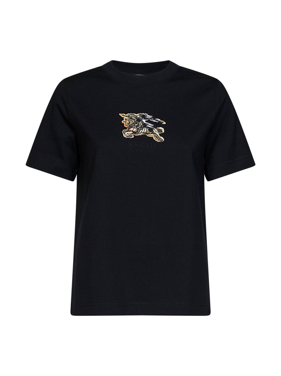 T-Shirt Ekd Check Black Cotton T-shirts & Jerseys