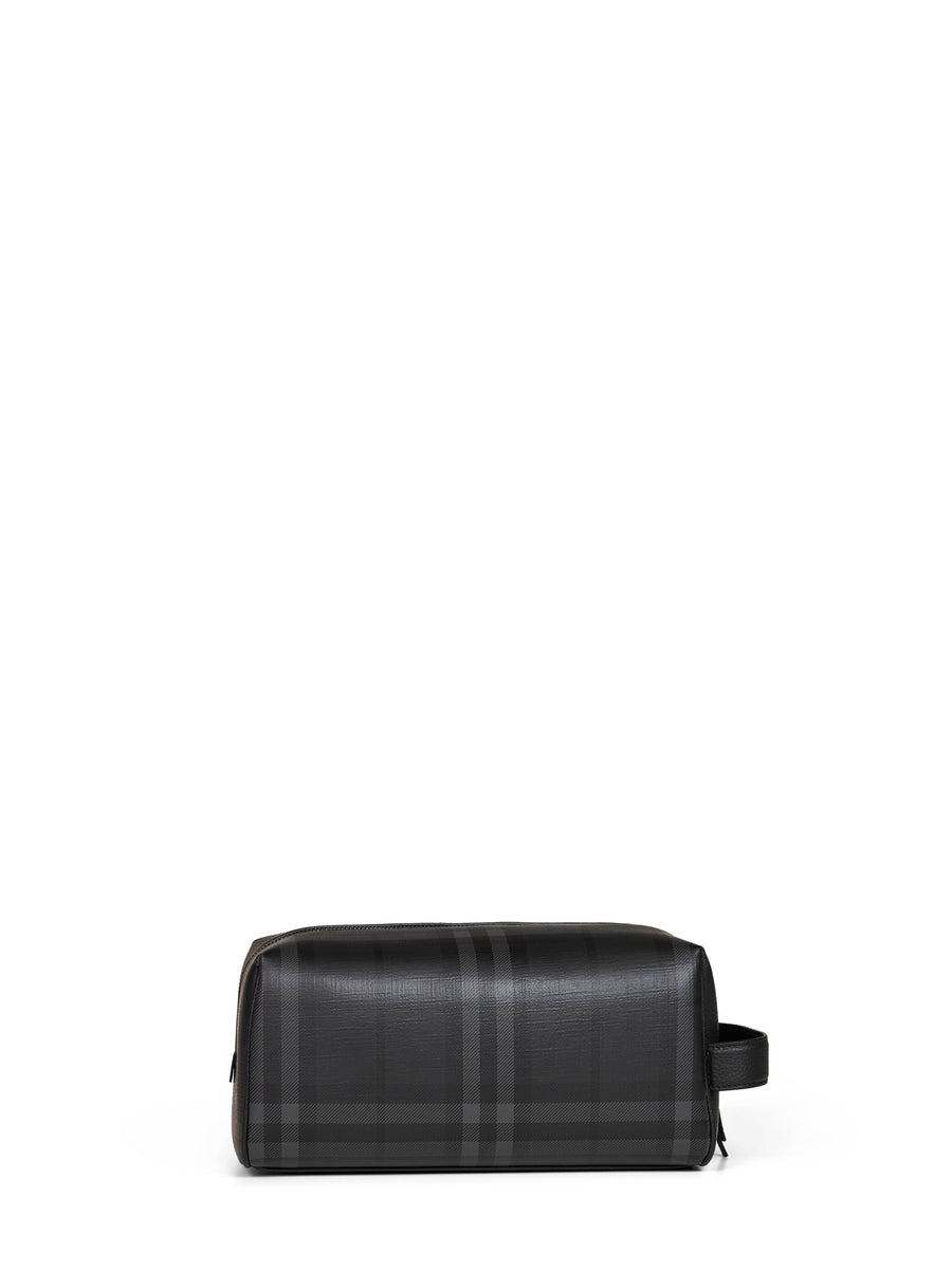 Travel Case City Check Black Polyurethane Wallets & Cardholders