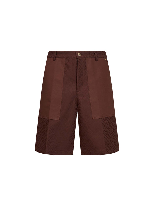 Cargo Shorts Cotton Brown