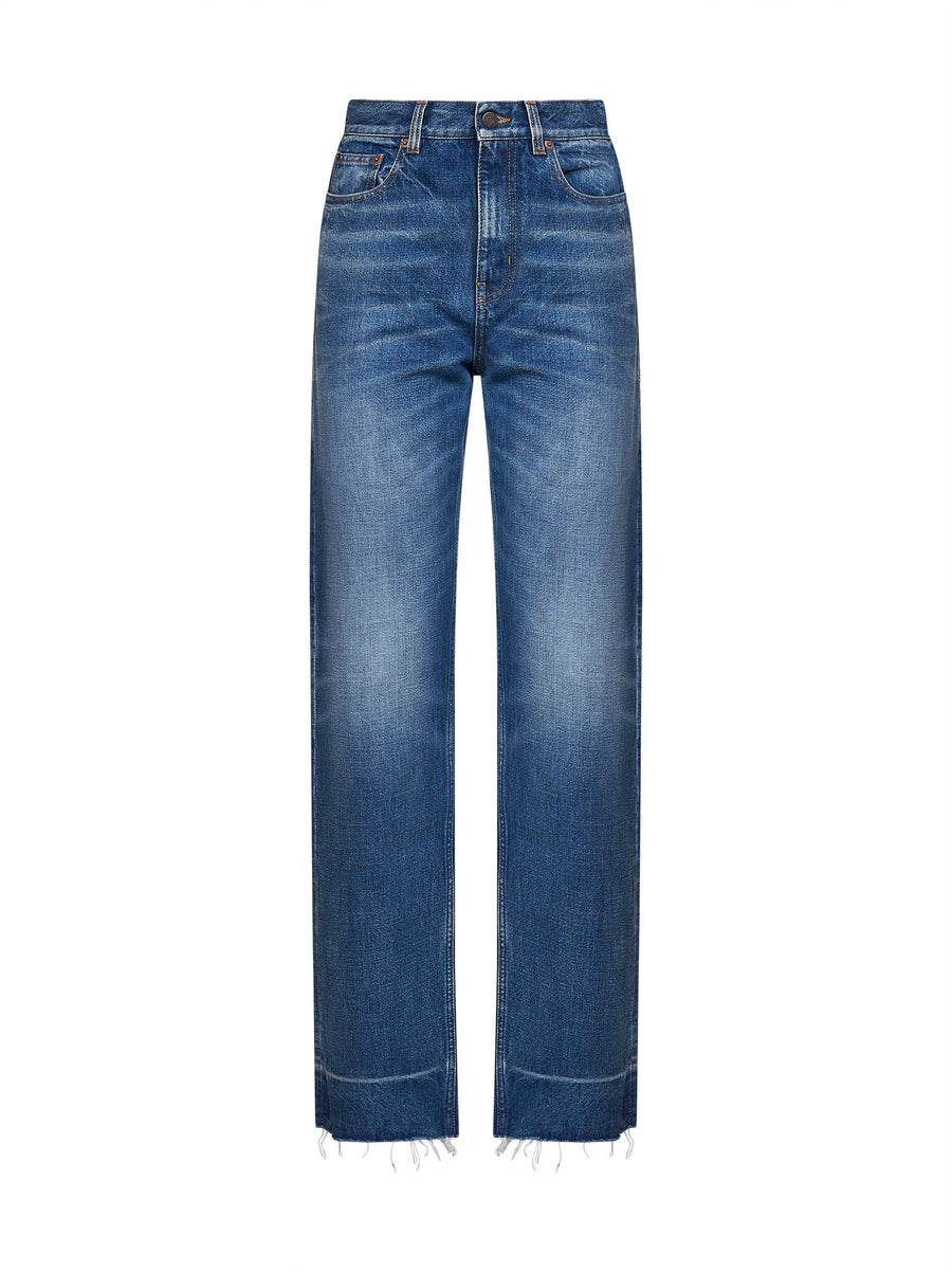 Jeans Dark Cobalt Denim Blue Cotton
