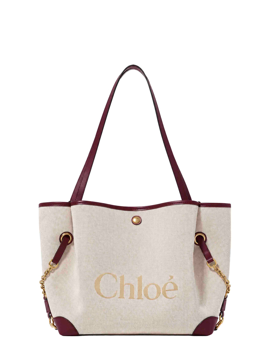 Shoulder Bag Clover Crafty Brown Cotton
