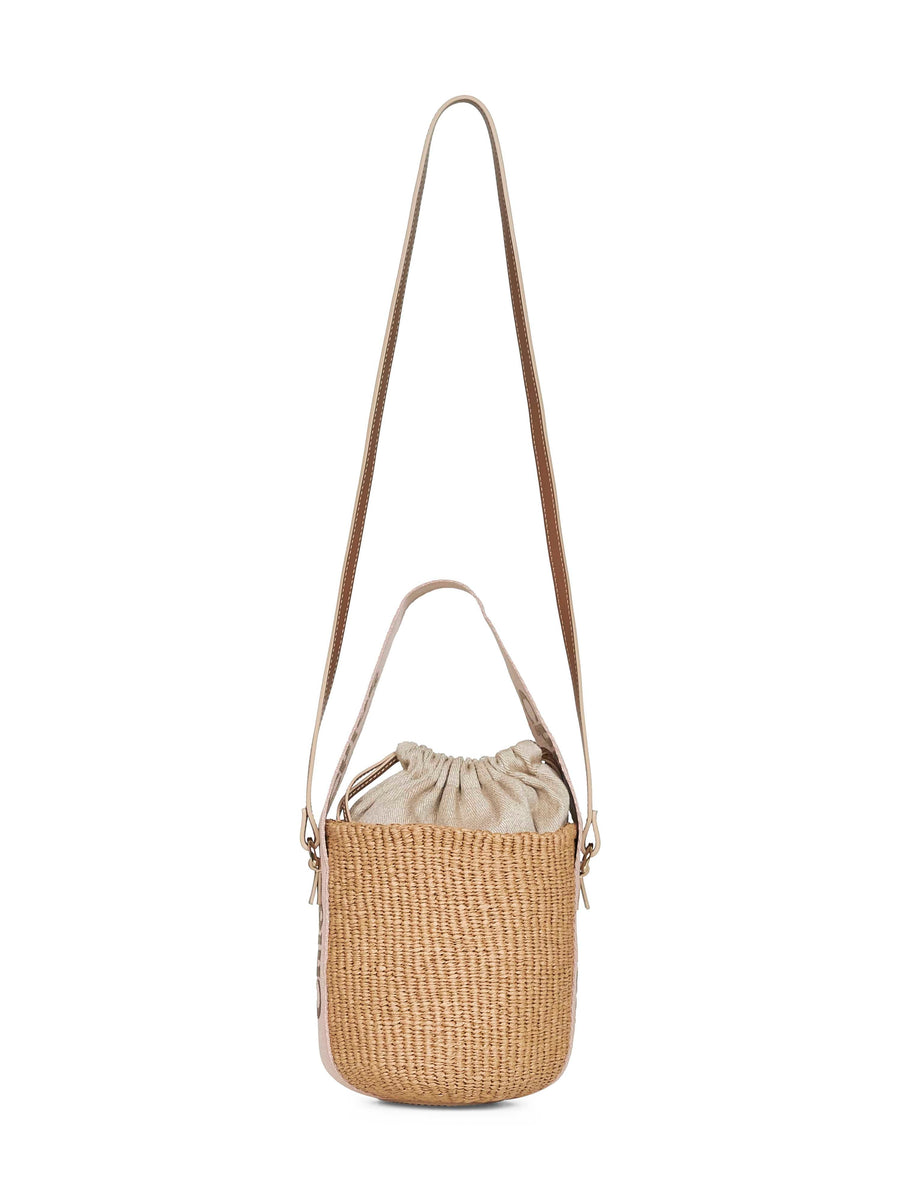 Paper Basket Shoulder Bag Beige