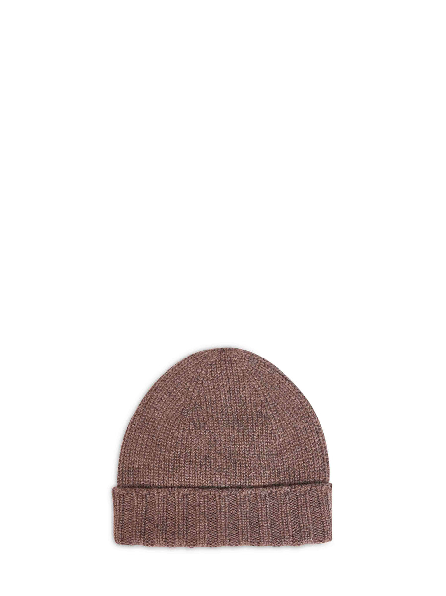Beanie Virgin Wool Brown Hat
