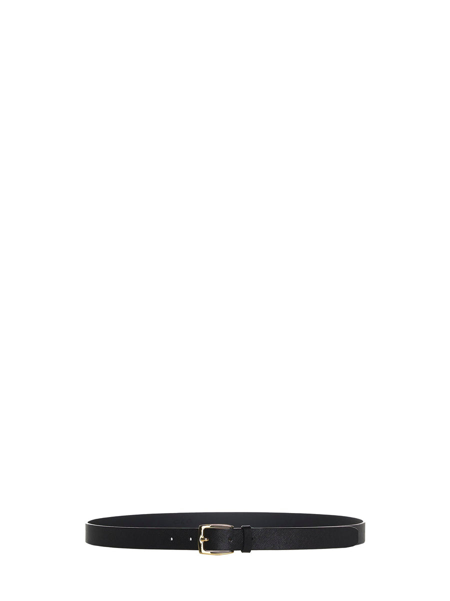 Belt Saffiano Leather Black Calf